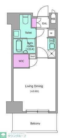 レジディア杉並方南町の物件間取画像